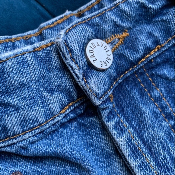 ZADIG & VOLTAIRE DENIM SHORTS - Picture 10 of 15